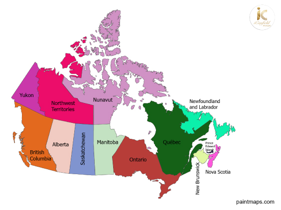 Các tỉnh và vùng lãnh thổ tại Canada