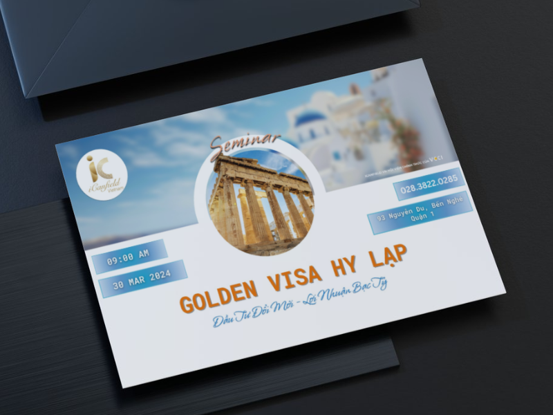 SEMINAR GOLDEN VISA HY LẠP: ĐẦU TƯ ĐỔI MỚI - LỢI NHUẬN BẠC TỶ