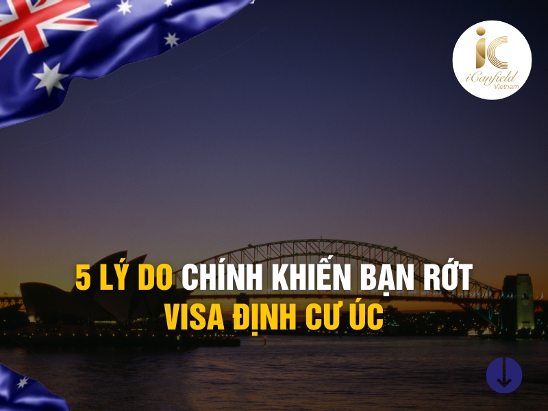 5 LÝ DO CHÍNH KHIẾN BẠN RỚT VISA ÚC