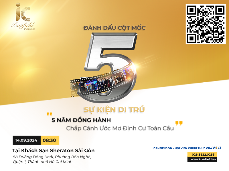 SỰ KIỆN “5 NĂM ĐỒNG HÀNH - CHẮP CÁNH ƯỚC MƠ ĐỊNH CƯ TOÀN CẦU" TẠI TPHCM